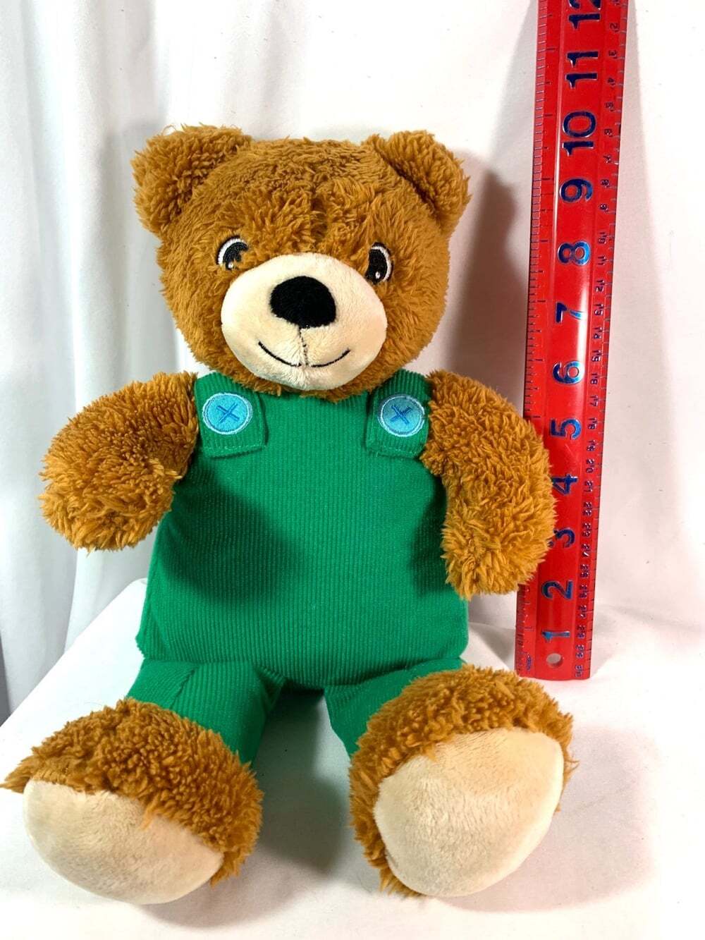 Green Courduroy Bear plush from Kohl’s Cares